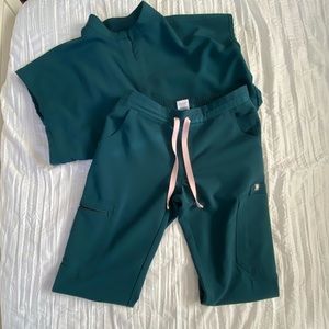 Figs Caribbean Blue Scrub Set XXS/XXSP